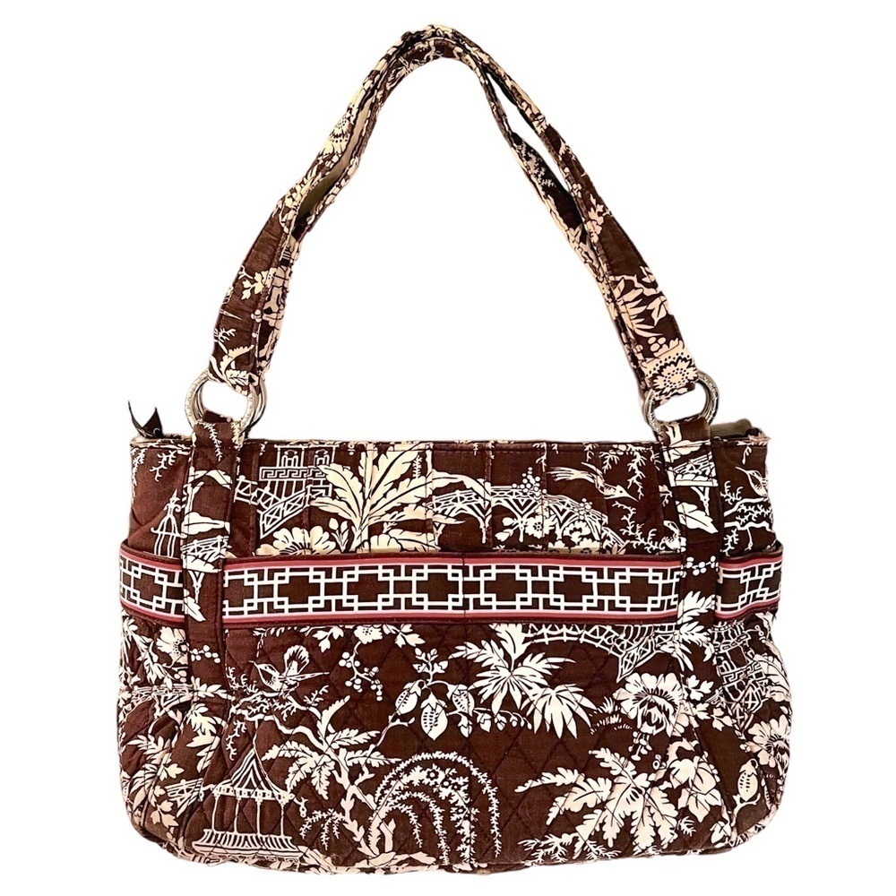 Vera Bradley Imperial Toile Stephanie Shoulder Bag Signature Quilted Cotton TLC